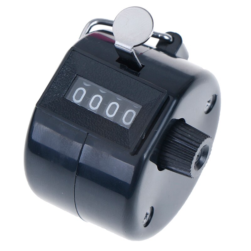 Digital Hand Tally Counter 4 Digit Number Hand Held Tally Counter Manual Counting Golf Clicker Training Counter Tally Clicker: Black