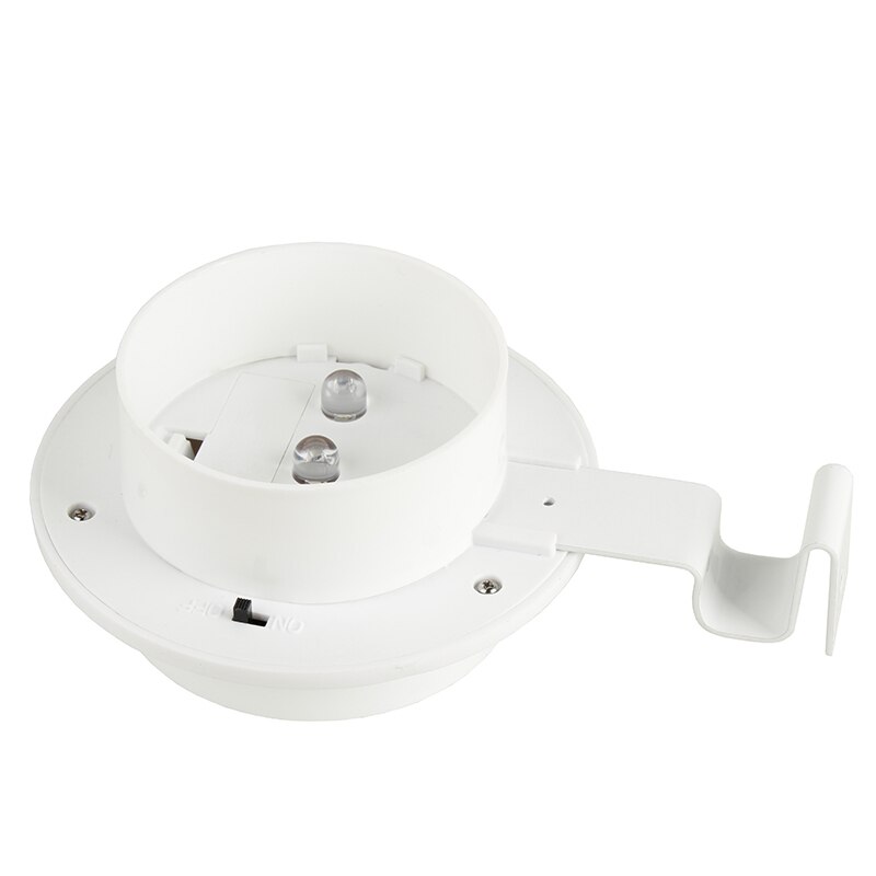 Lámpara Solar con 3 luces Led para el fregadero, lámpara de pared alimentada por energía Solar para valla, canalón, calle, jardín, patio, césped, iluminación exterior