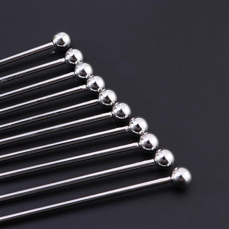 5PCS/set Swizzle Stick Stainless Steel Swizzle Stirrer Drink Stirrer Cocktail Pick 304 Stainless Steel