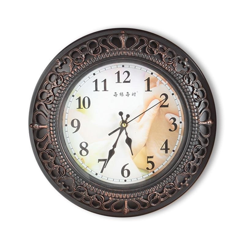 Silent Retro Quartz Clock Decorative Wall Clock ,Bedroom Clock Retro Clock,Living Room Wall Clock,for Home/Office/School MJ807: Default Title