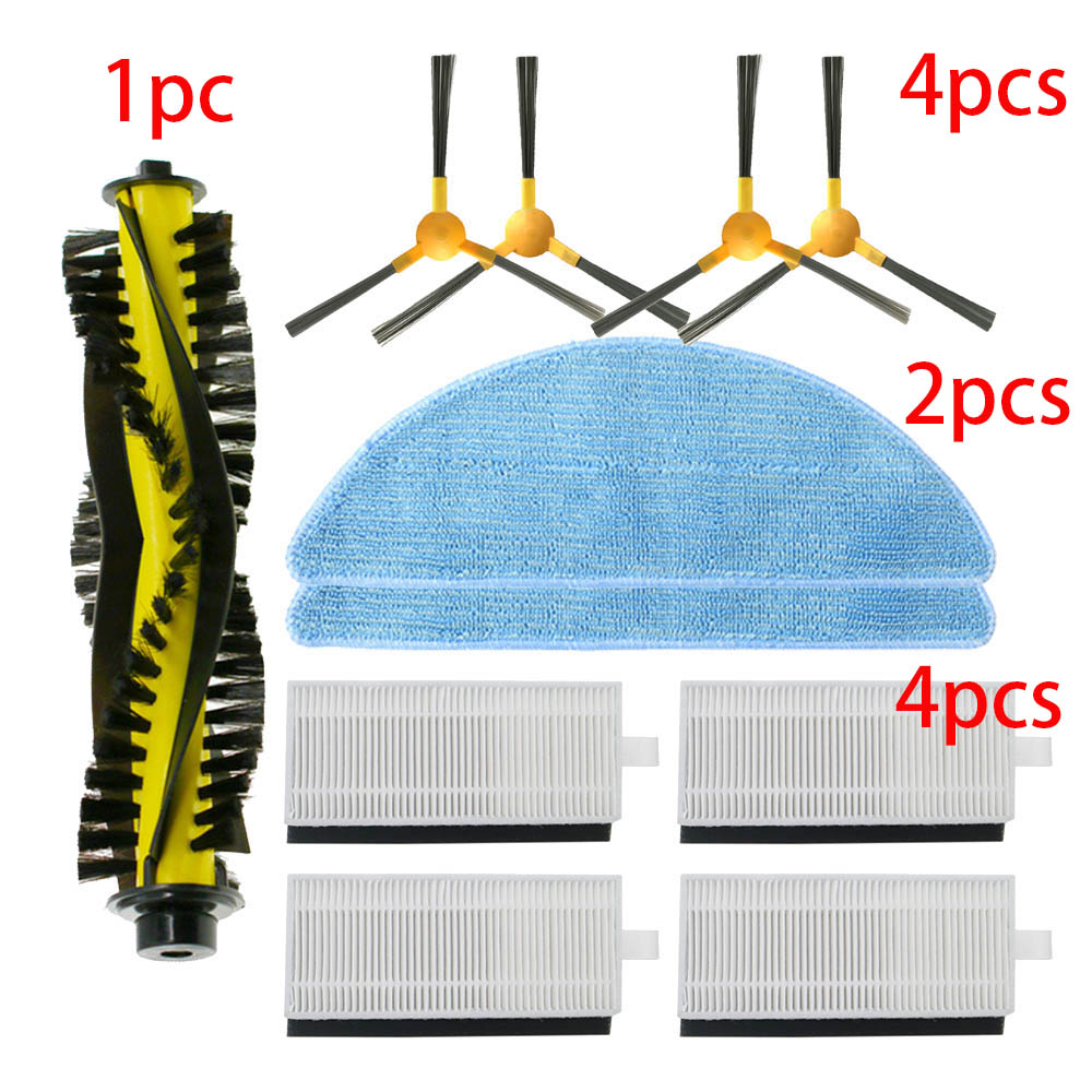 Side brush + Filter + Mop + Roller Brush for Mamibot Exvac660 650 Robot Vacuum Cleaner Replacement Kit: Lavender