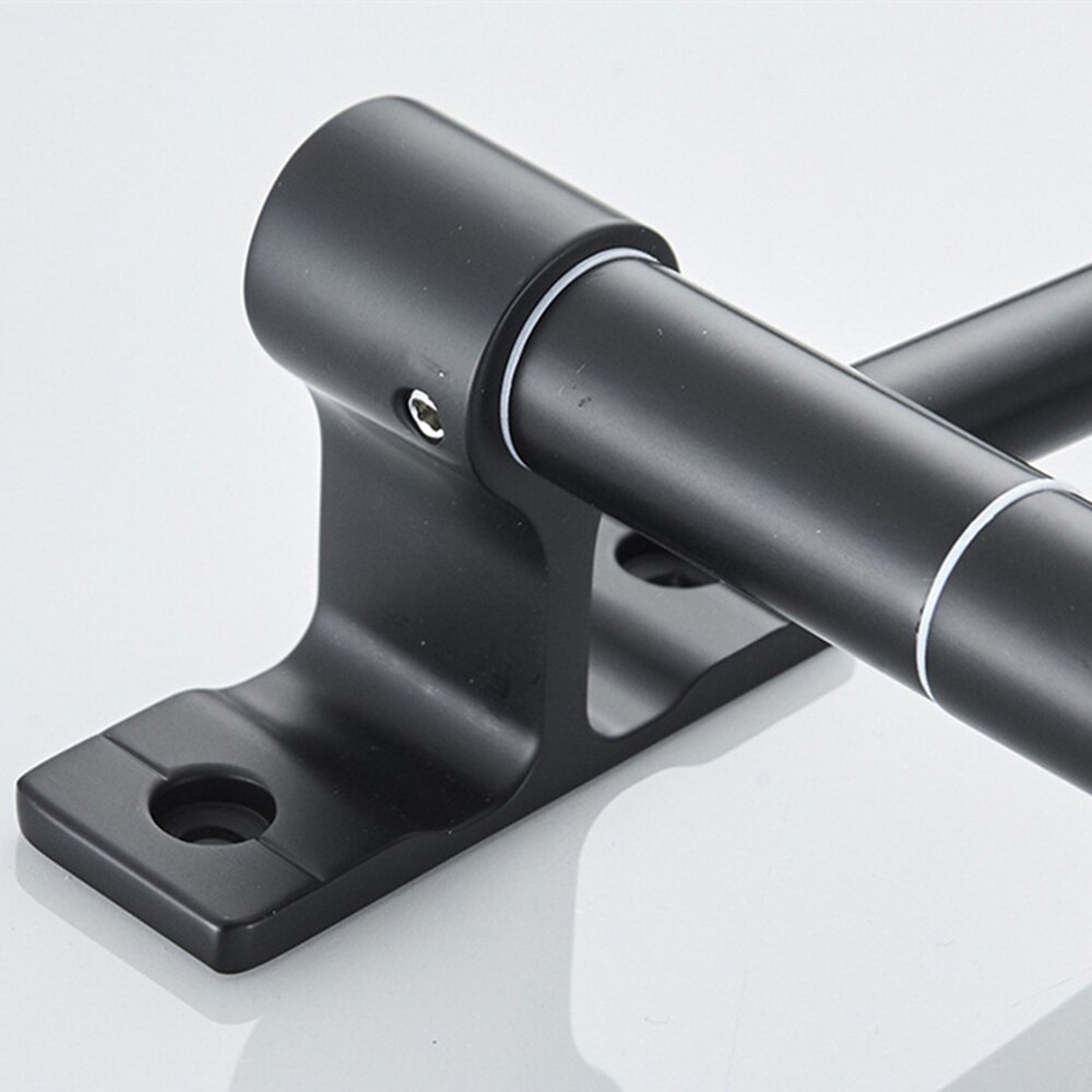 180° Swivel Towel Bar Bathroom Wall Mounted Removable Towels Storage Rack Punch-free Strong Load-bearing Laundry Drying Shelves