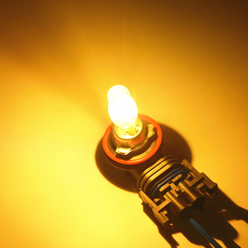 2 stücke H4 100W 12V Gelb 3000k Halogen Auto Kopf Licht Globen Lampen Lampe Nebel Licht Quarz glas Auto Licht Auto Lampe H1 H3 H7 H11