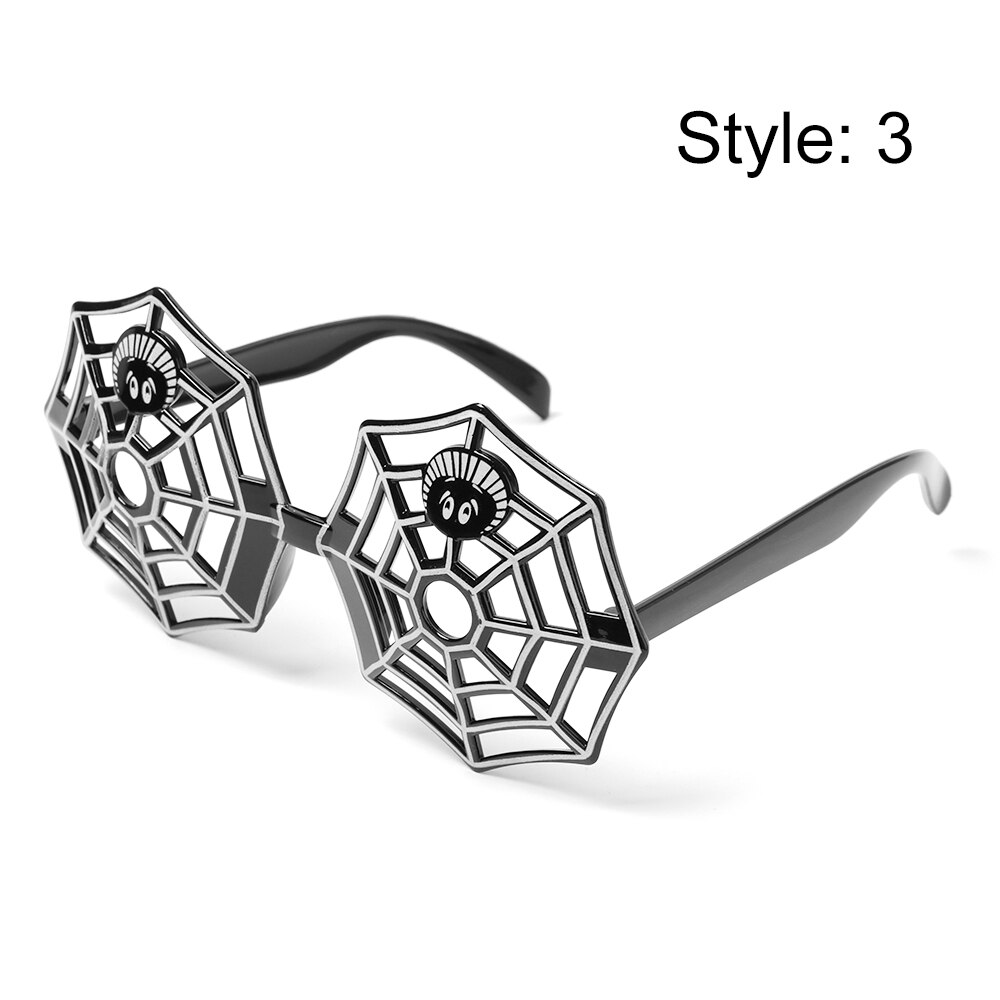 Masquerade Party Halloween Glasses Funny Pumpkin Skull Spider Web Glasses Scary Eyeball Halloween Decorations Glasses: 03