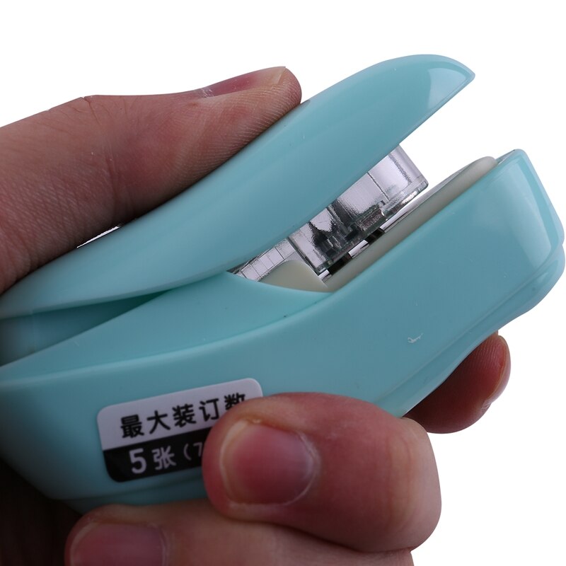 No Nails No Staple Stapling Machine Mini Cute Book Stapleless Stapler Paper Stapling Stapler Without Staple Stapler Free