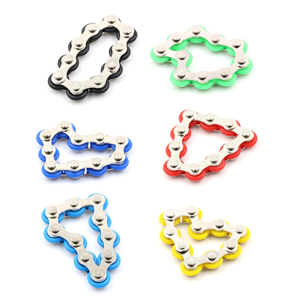 Verkoop Bike Chain Fidget Spinner Armband Voor Autisme en ADHD Fidget Speelgoed Anti-Stress Speelgoed Voor Kinderen/Volwassen /Student