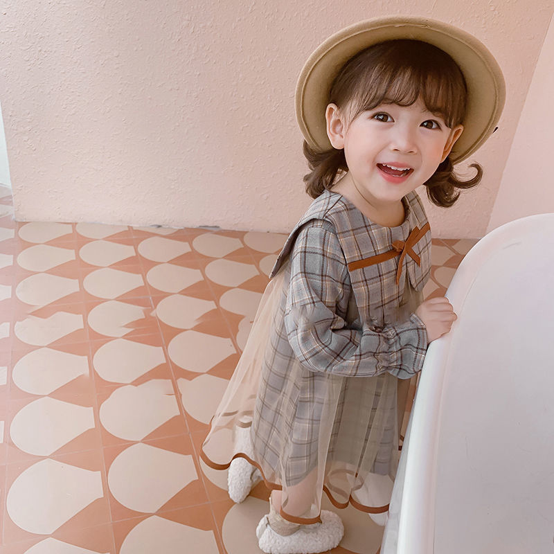 Vestito da bambina per neonato vestito da principessa per bambini invernale vestito da bambina a maniche lunghe Pullover + vestito con borsa a forma di orso vestito per bambini