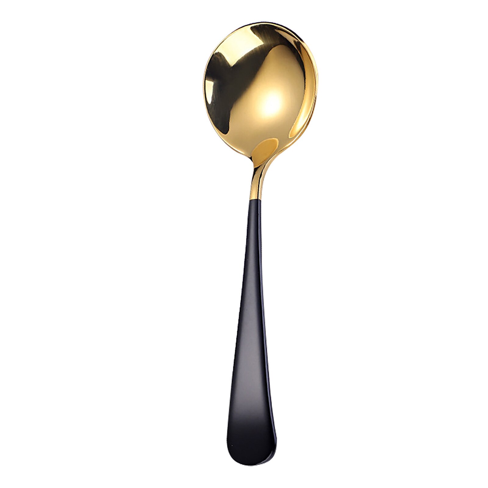 6.2 pouces coloré en acier inoxydable café cuillère longue poignée thé cuillères cuisine chaude boire couverts riz Scoop # Y: G