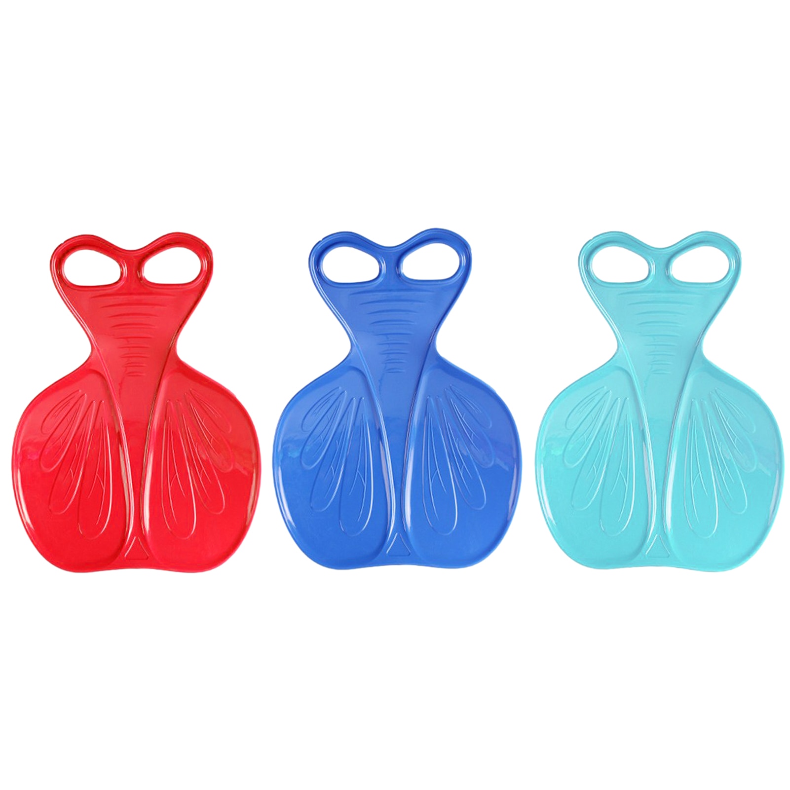 Winter Snow Sled Board Sport Thicken Snow Sled Kids Adult Plastic Ski Board For Outdoor Skiing Grass Sand Slider Snow Luge