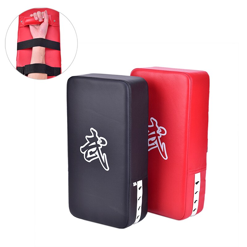 1 pc sac de frappe sac de sable coussin de boxe Fitness Taekwondo MMA main coup de pied coussinet PU cuir équipement d'entraînement Muay Thai pied cible S