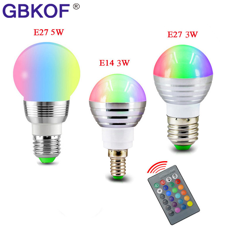 15W Bluetooth Smart Bulb LED 5W 10W RGB Magic Lamp E27 Color Change Light Bulb Smart Home Lighting Compatible IOS/Android
