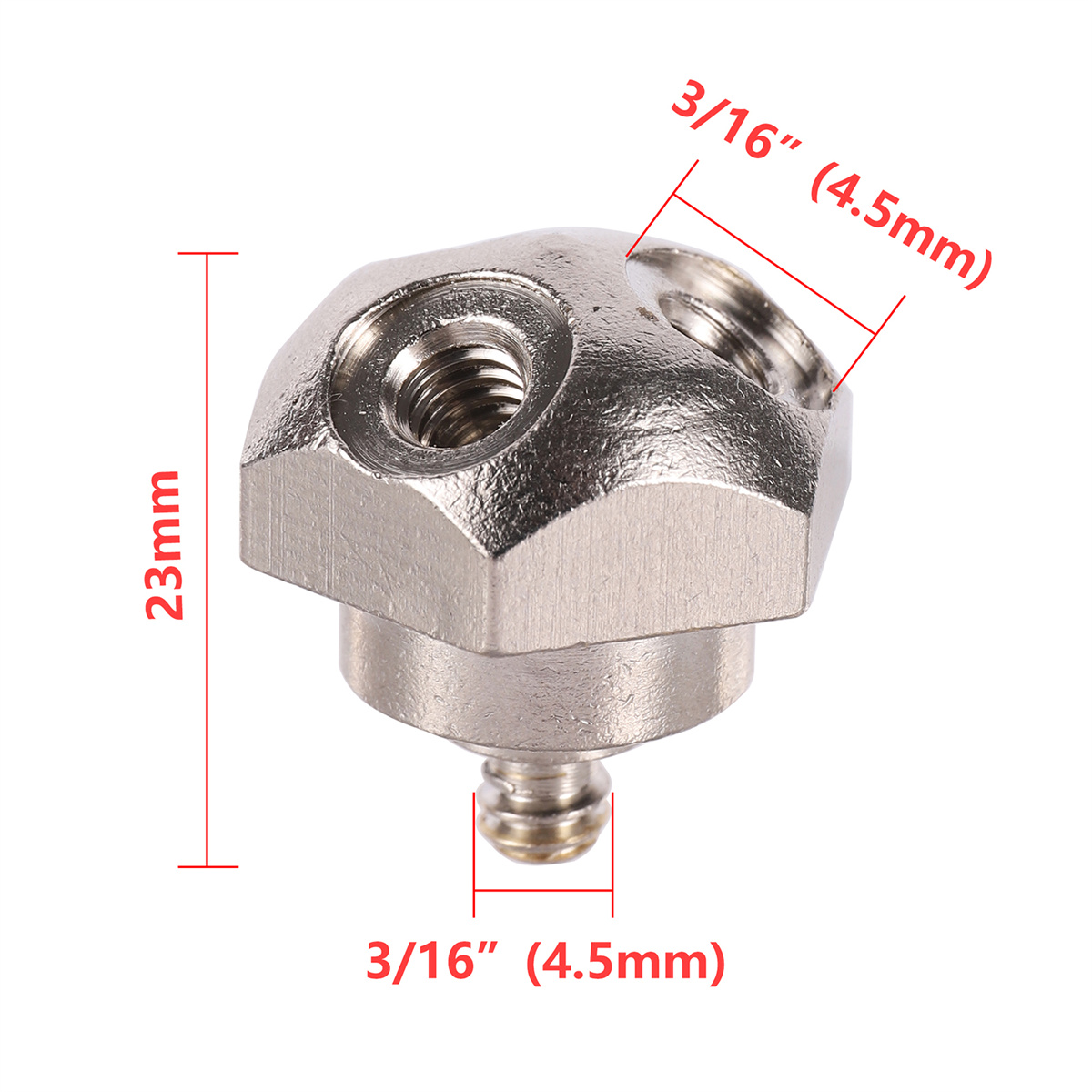 Buse de brumisation basse pression 3/4/5 sites, arroseur de refroidissement par atomisation 0.3/0.4/0.5/0.6mm, pulvérisateur de refroidissement par brumisation pour l'irrigation du jardin: Violet