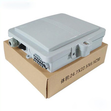 FTTH Indoor Outdoor-wandhalter 12Core Port Fiber Optic Kündigung Box, Telecom Faser Kabel Verteilung Box IP65