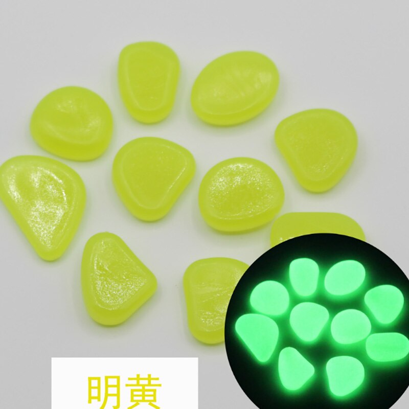 20 Pcs Gesimuleerde Kasseien Game Stukken Fluorescentie Acryl Onregelmatige Steen Voor Glow In The Dark Speelgoed: 5