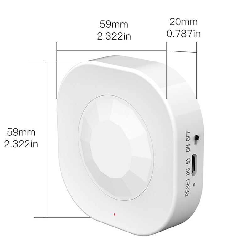 Infrarood bewegingssensor wifi lichaamssensor menselijke lichaamsbeweging infrarood beveiligingsalarmsensor