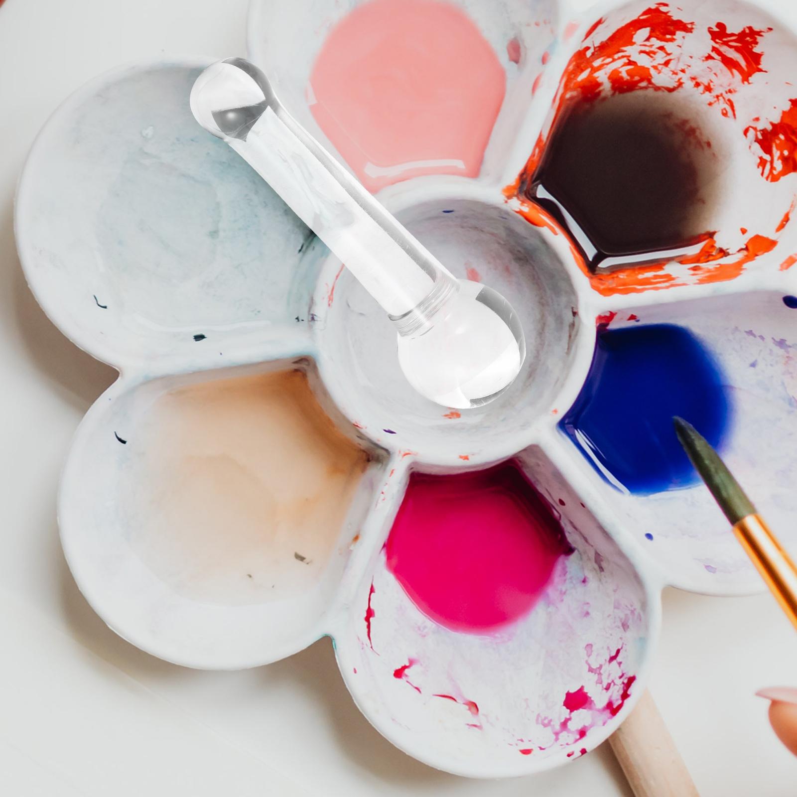 Slijpstamper Zelfgemaakte Pigment Kwast Grinder voor Olie Aquarelbenodigdheden Glas Schildergerei Gereedschap