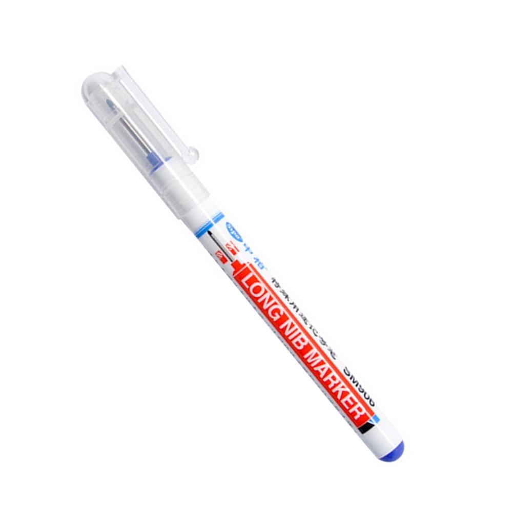 Lange Nib Marker Carpenter Bouw Diep Gat Woondecoratie Water Slip Sneldrogend Markeerstift Multifunctionele Lange Nib