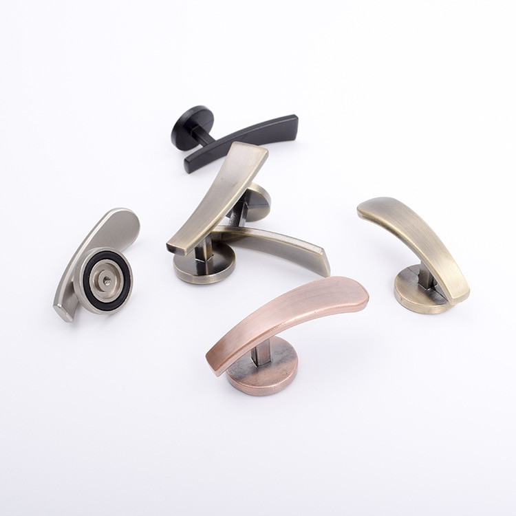 Room Accessories Curtain Curtain Hook Zinc Alloy Small Thickened Door Handle Hook Flat Angle Hook Silencing Curtain Wall Hook