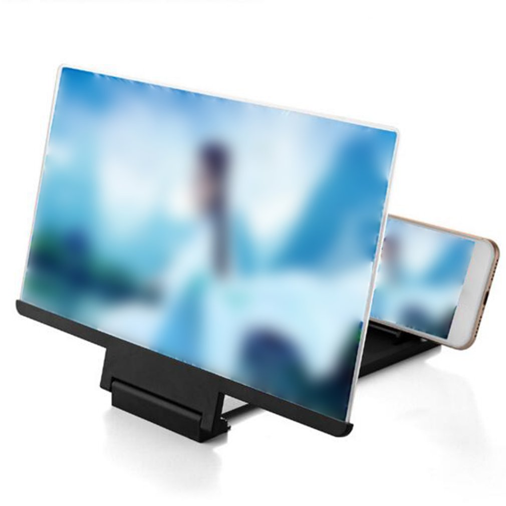 3D Screen Mobiele Telefoon Versterker 8 Inch Hd Video Vergrootglas Projector Praktische Draagbare Projectoren