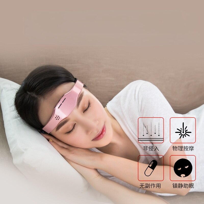Electric Head Massager Sleep Monitor Migraine Relief Massager Insomnia Therapy Release Stress Sleep Therapy Device Sleeping