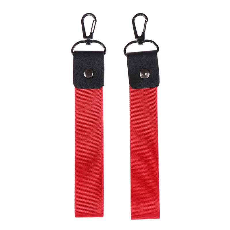 keychain lanyard Mobile Phone 2Pcs Strap shanging key chain Lanyard collar card Phone hanging keys collar Rope chain cordon: Red