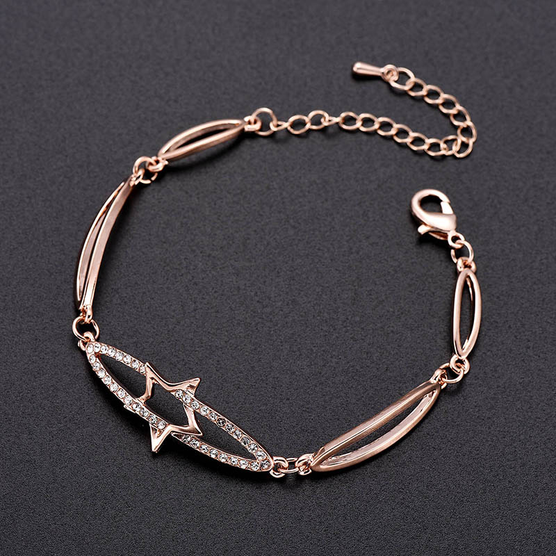 luxe or chaîne Bracelet Bracelet charme Simple Bracelet pour femmes filles bijoux: style 10