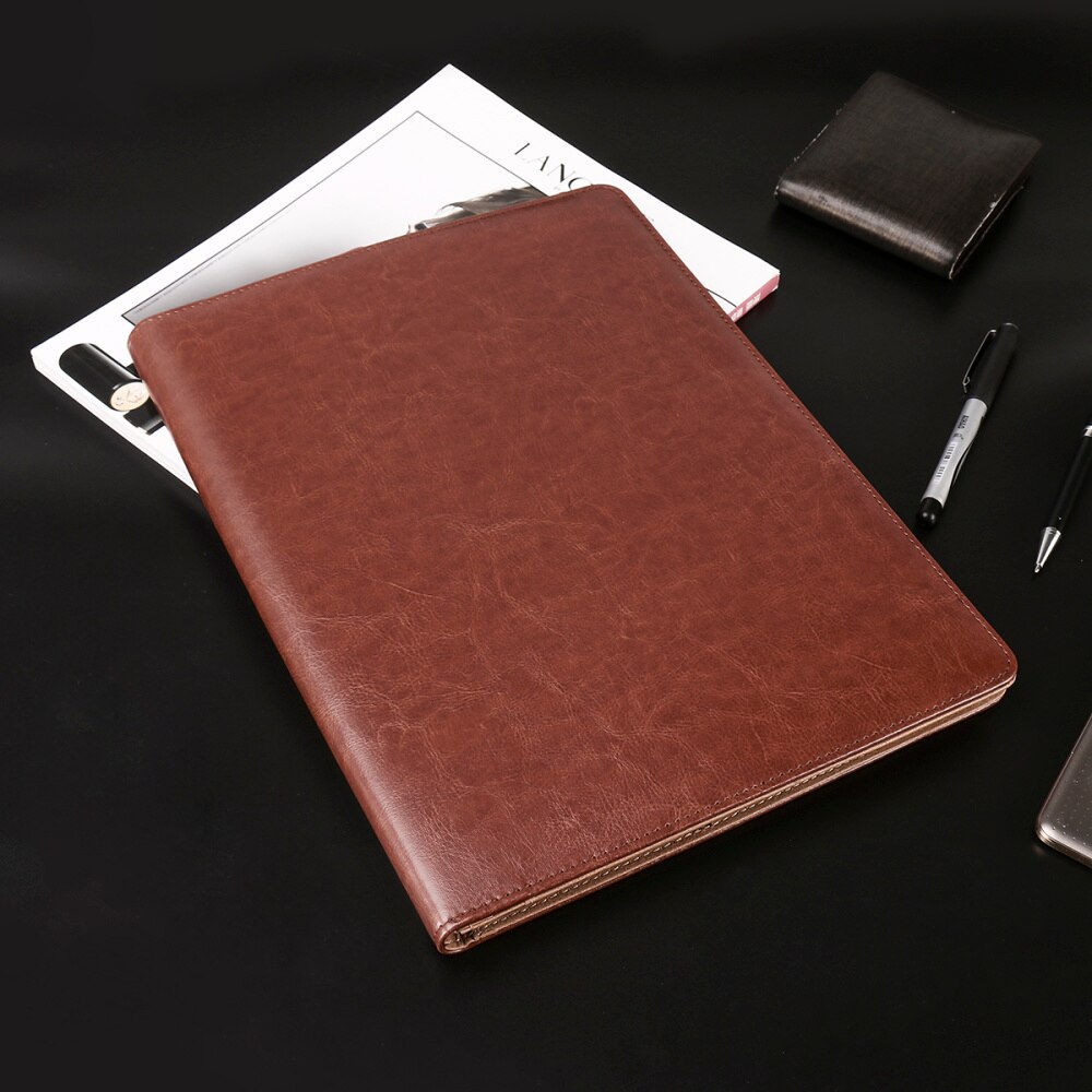 A4 Multifunction PU Loose-leaf Office Files Folder with Calculator and Inside Storage Pocket for Files Organization )
