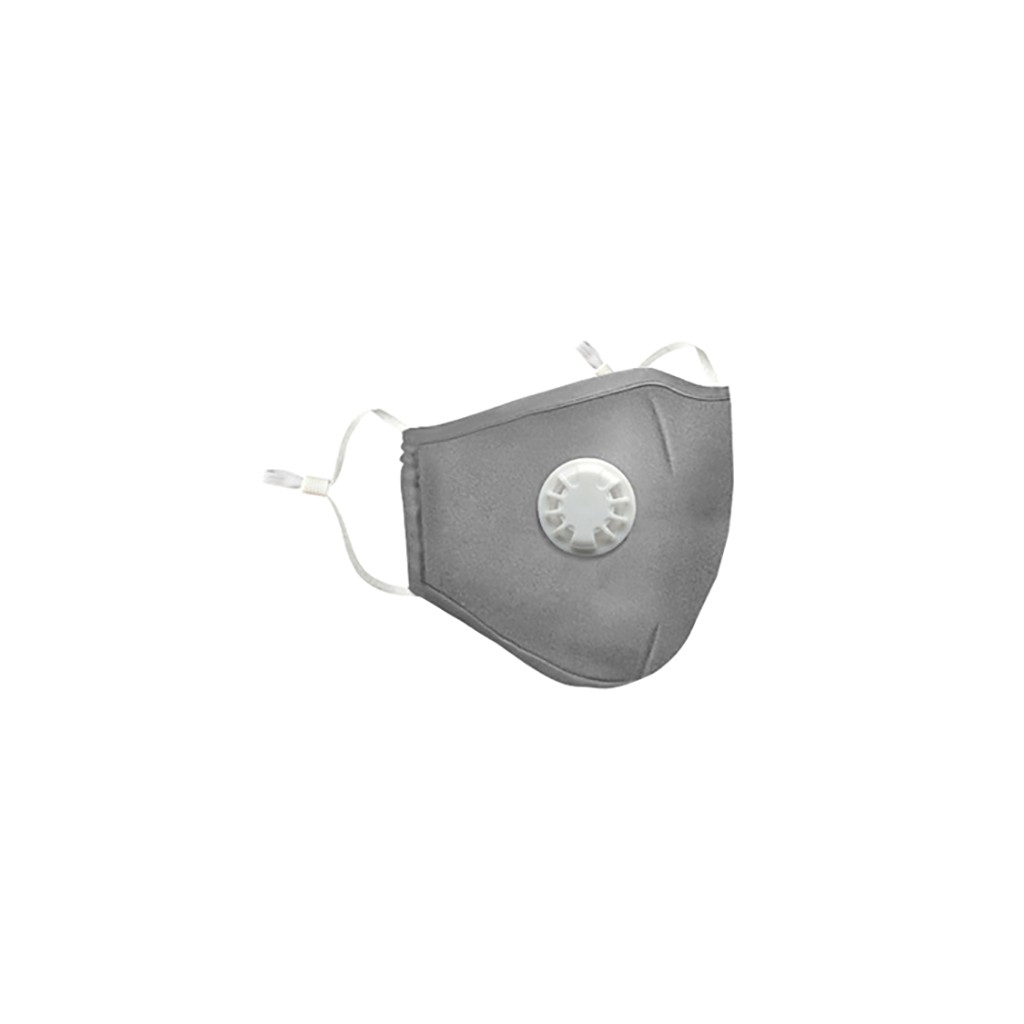 # H20 algodão pm2.5 anti haze máscara facial com válvula de respiração anti-poeira boca máscaras filtro de carvão ativado respirador boca-muffle: Gray