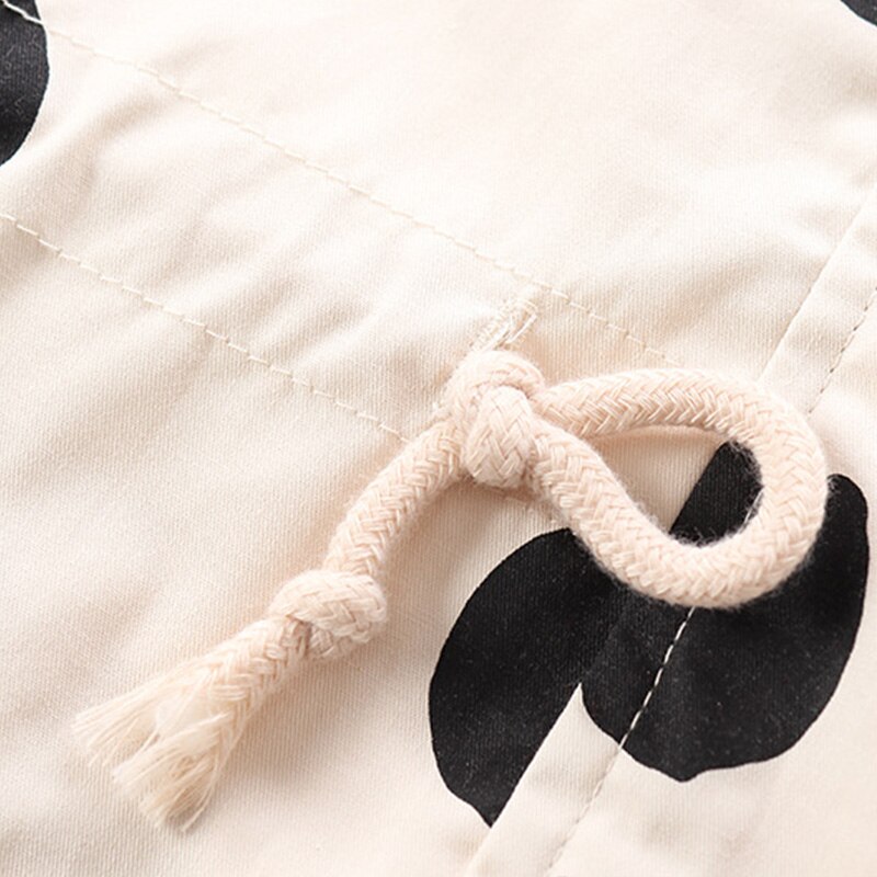 Humor Beer Koreaanse Kinderkleding Meisjes Lente & Herfst Windjack Baby Kinderen Mid-Lengte Hooded Stip jas