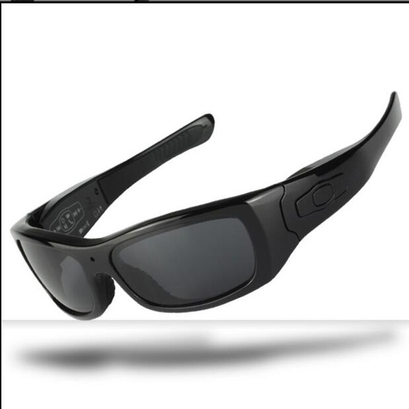 Lecteur MP3 HD lunettes caméra Bluetooth lunettes de soleil DV casque sport conduite criminalistique enregistreur lentille polarisée Support TF carte: Add 8GB TF Card
