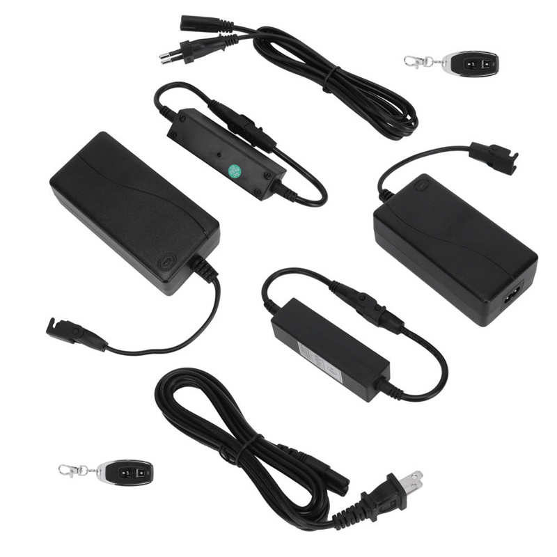 Lift Controller Set 24V Brushed DC Linear Actuator Electric Curtain Door Sofa Recliner Remote Controller 100‑240V