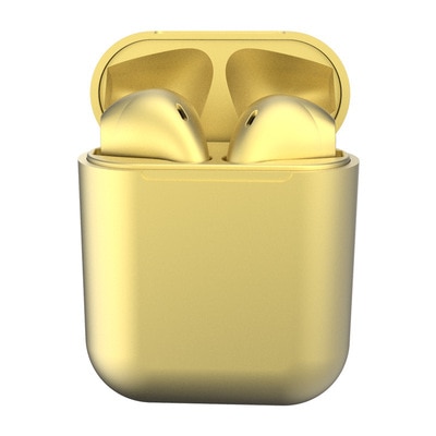 14 colores Macaron i12 TWS auriculares inalámbricos Bluetooth 5,0 auriculares originales inpods i12 mate sonido supergrave auriculares i2 TWS: i12 Bright yellow