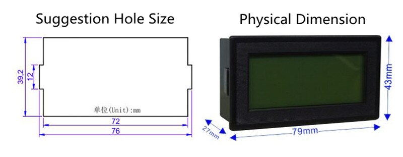 20A Multi-function Digital AC Voltmeter Ammeter/Power Meter/Frequency Meter/Energy Meter 220V 380V 500V LCD display