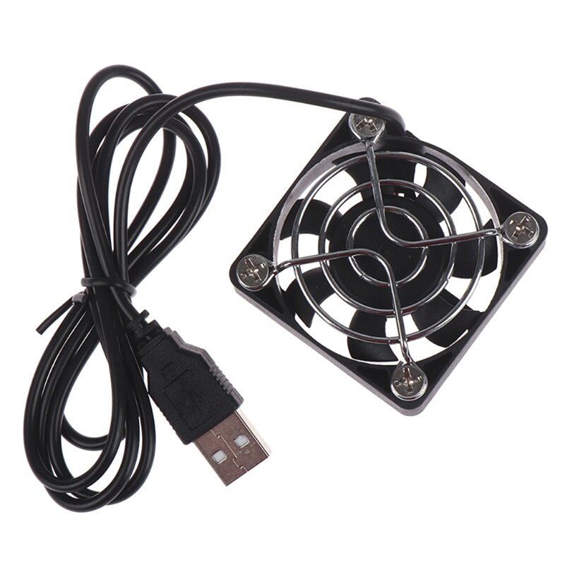 Portable mini USB Powered DC 5V Brushless Computer CPU Heat Sink Cooling Fan Cooler Heating and cooling auxiliary fan: Default Title