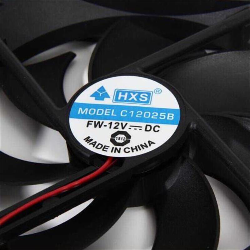 silent quiet 120mm pc fan cooling fans 12V 4Pin DC plug computer cooler for video card thermo pasta 1800PRM #H20