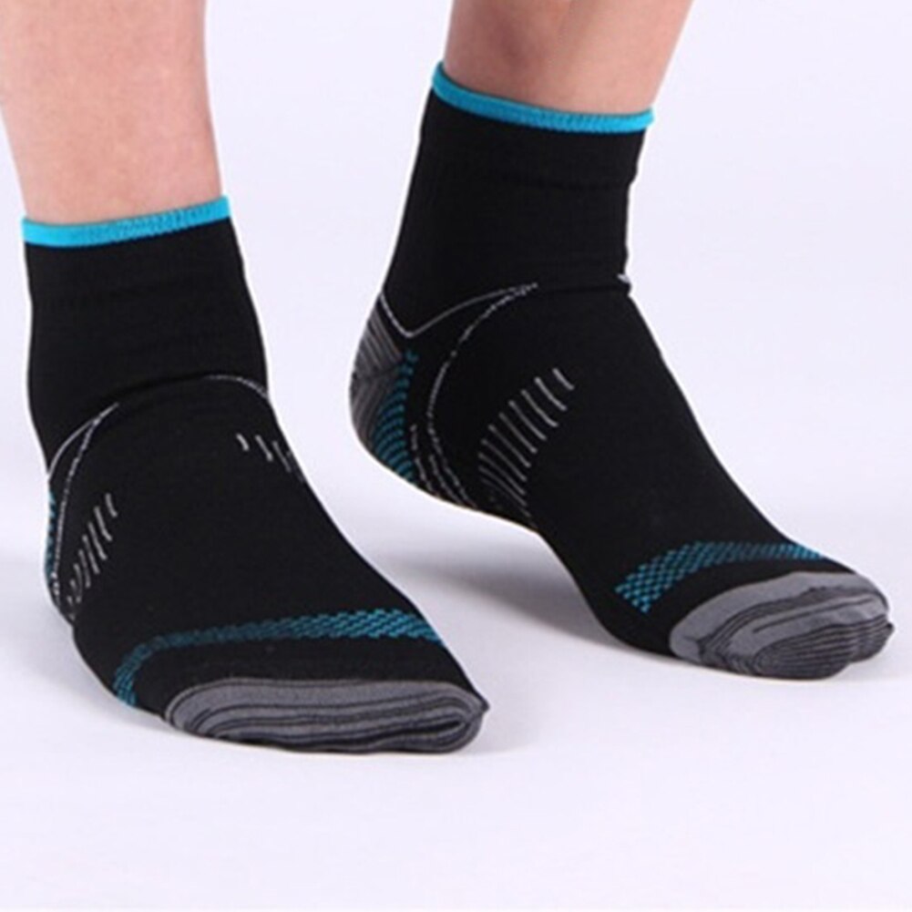 Calcetines de compresión para fascitis Plantar para hombre y mujer, calcetín transpirable, informal, para dolor en el arco, 1 par