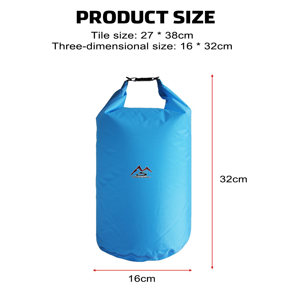 5l sacs de natation portables, sac étanche, sac de rangement, sac pour camping en plein air, randonnée, natation, trekking, navigation de plaisance