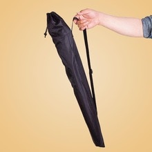 Alpenstocks-Bolso de palos para almacenamiento, bolsa para bastones de Trekking, palo de escalada, funda de transporte, soportes negros duraderos