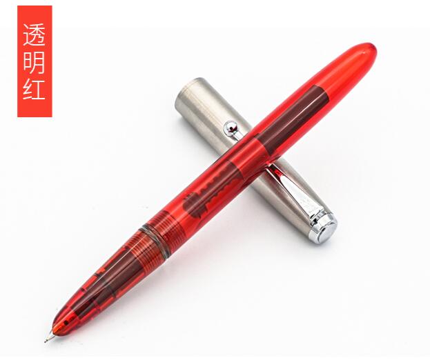 Jinhao 51a 0,38mm brunnen stift holz tinte stifte transparent stift für schule schriftlich pluma fuente büro liefert stylo Feder: E / 0.8mm