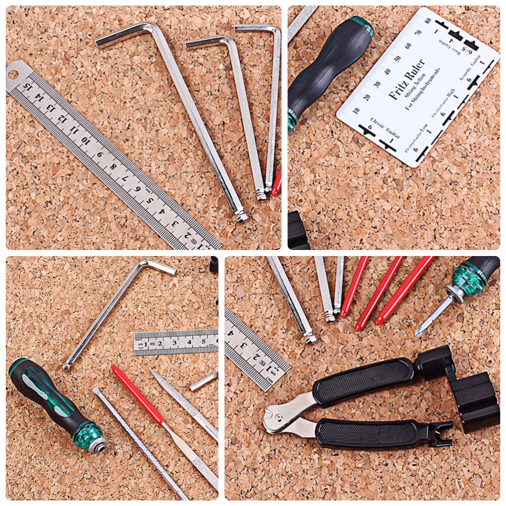 Complete Guitar Repairing Maintenance Tool Kit Guitar Setup Kit Repair Tools