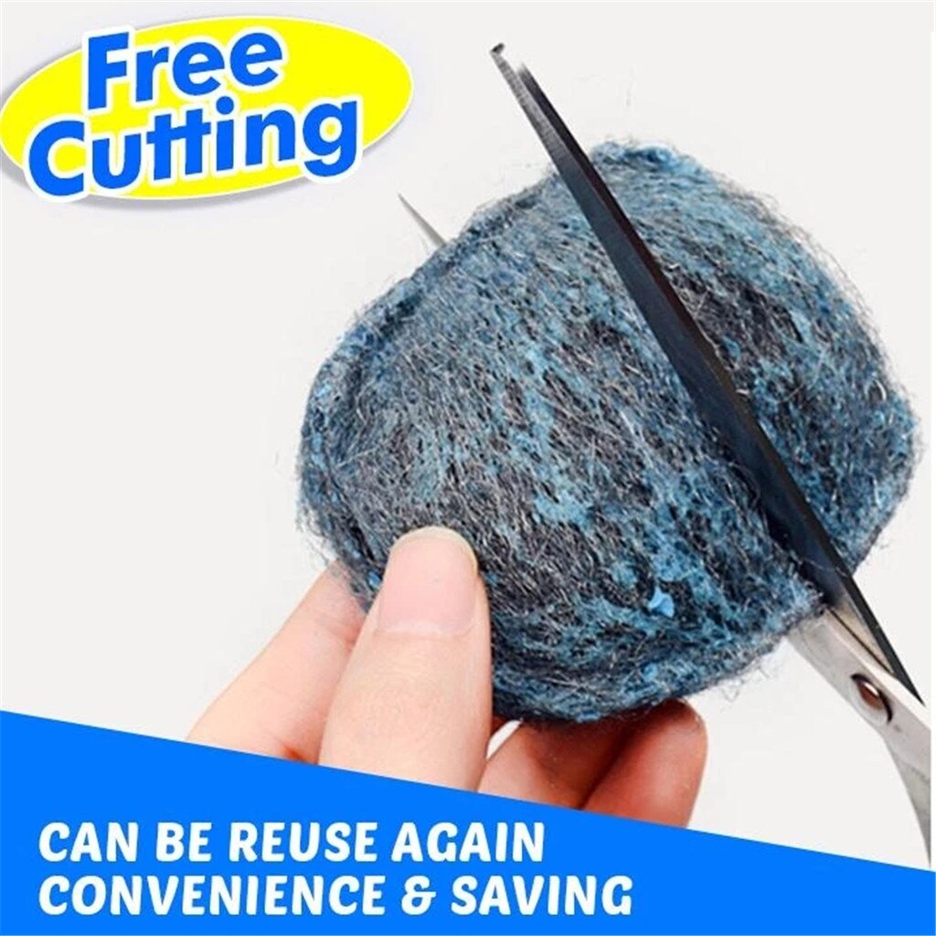 10PCS Multifunctional Use Steel Wool Soap Pads Cleans To a Brilliant Soap Kitchen Cleaner Cleaning Ball Accessiores