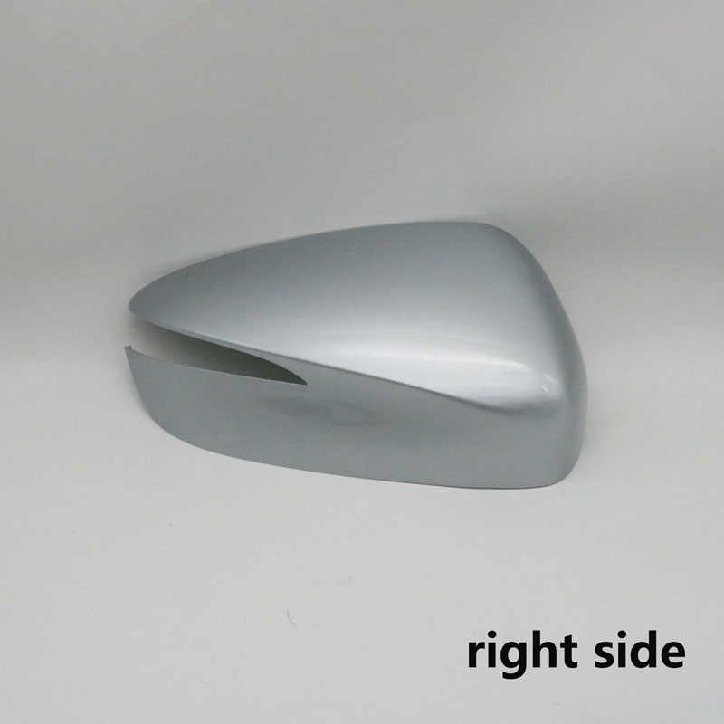 For Mazda CX-3 CX-5 Auto Wing Door Side Mirror Shell Housing Lid Outside Rearview Mirror Cover Cap: silver right side