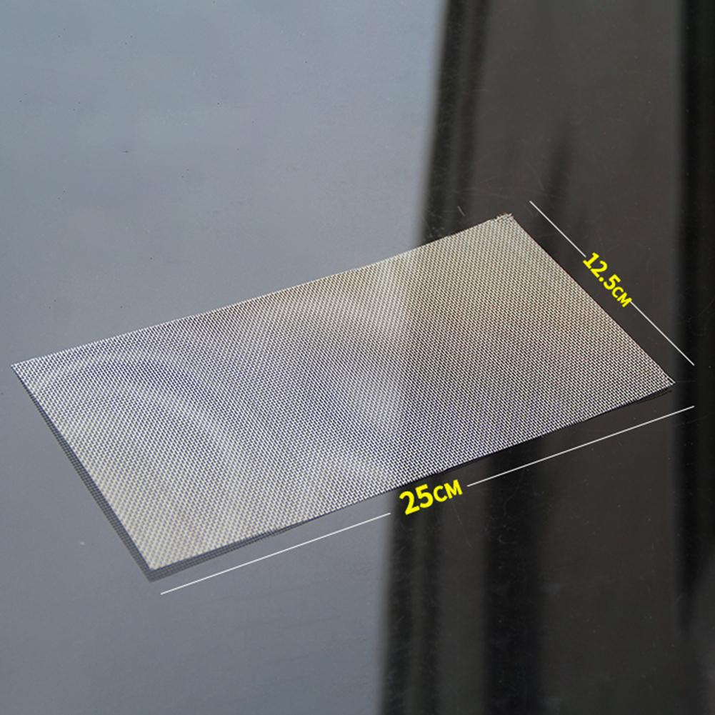 1pc bil kofanger rustfrit stål reparationsnet plast revne reparation hul reparation mesh net