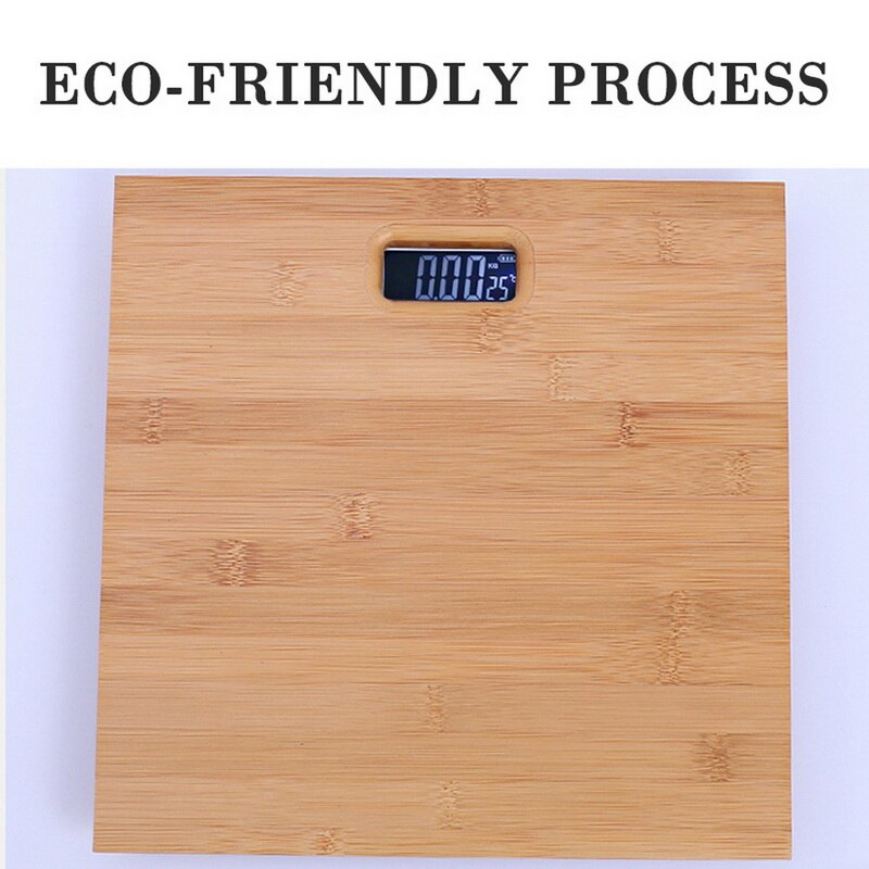 Smart Human Body Weight Scale Electronic Wood Anti-skid Display Backlight Household Weight Weighing Scale Balance Health Care