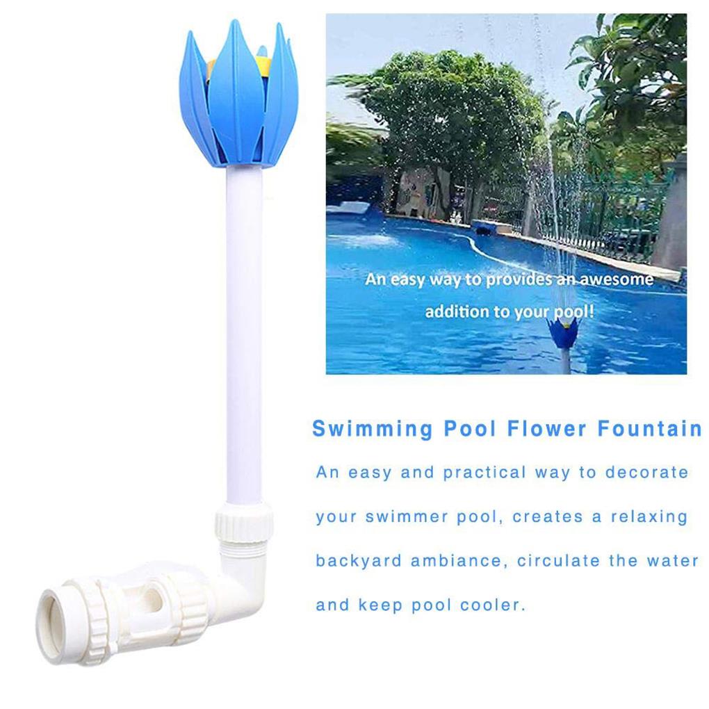 Summer Swimming Pool Fountain Wall Flower Head Decorative Landscape Fountain Yard Park Garden Pond Waterfall Spray Fountain