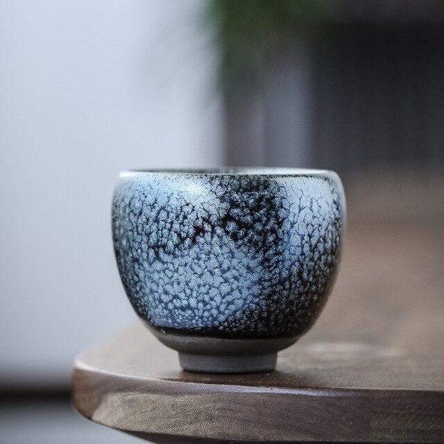 Glaze Tea Cup Bowl China Pottery Ceremic Porcelain Handmade Single Tea Master Cup: A