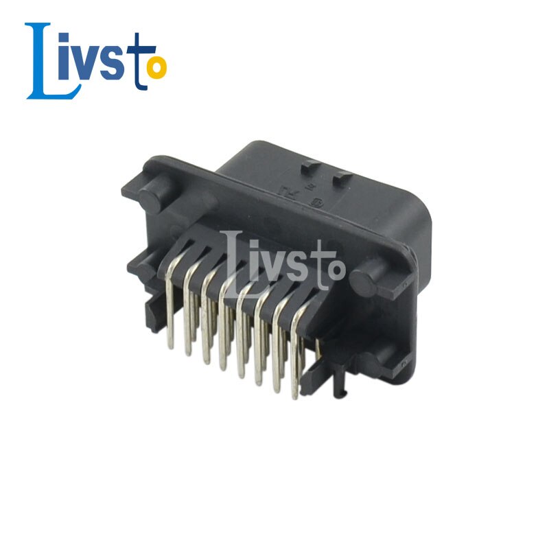 1 Set 23 Pin Waterproof Tyco AMP ECU Connector Automotive Male Female Plug For PCB Socket 770680-1 776087-1 776228-1: Dark Grey