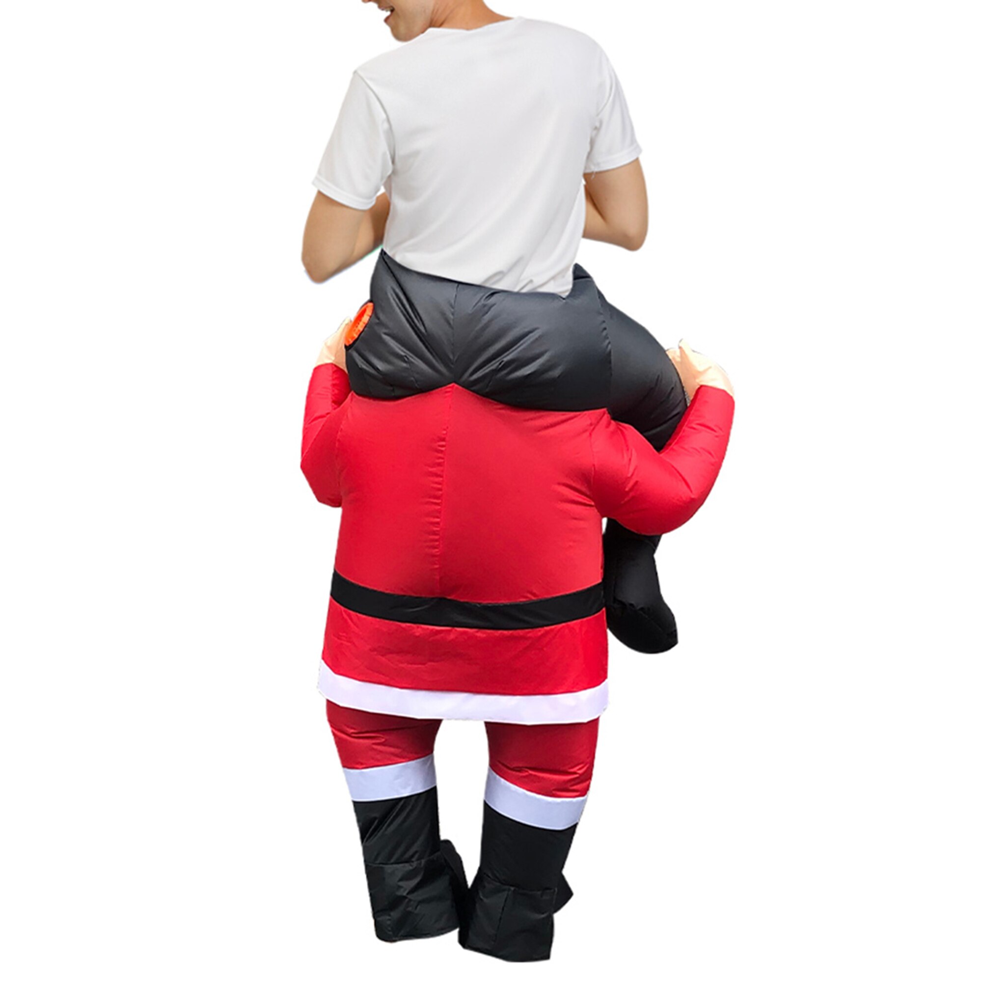 Brand Santa Claus Inflatable Suit Riding Style Supplies Adults Children Annual Performance Costume