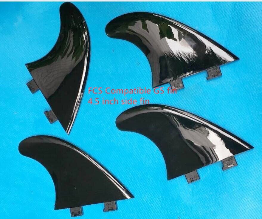 FCS Compatible soft flex side fin & removeable fin and side fin box for hardboards/inflatable boards, I sup boards