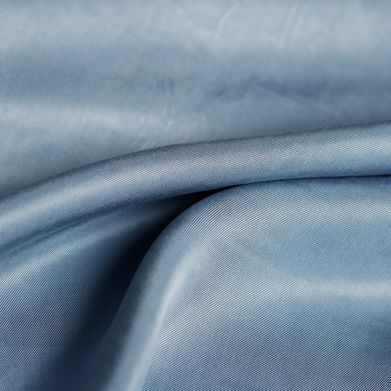 Pearlsilk 190 g/m 130cm ancho niebla azul suave y liso Cupro accesorios para prendas de vestir primavera camisa vestido DIY ropa telas